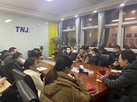 TNJ Chemical sales department held meeting talk for 2024