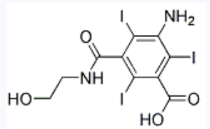 CAS 22871-58-5 3-Amino-5-[(2-hydroxyethyl)carbamoyl]-2,4,6-triiodobenzoic acid suppliers